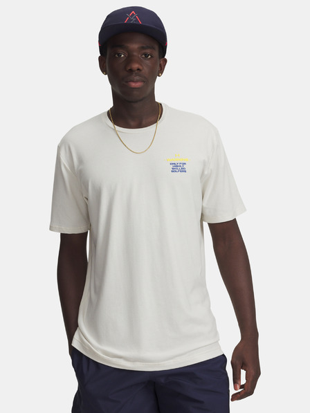 Under Armour Herren T-Shirt Under Armour UA Golf Warning SS-BRN