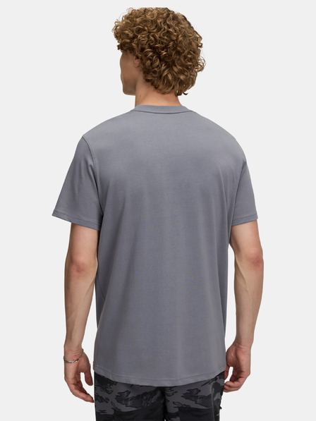 Under Armour Herren T-Shirt Under Armour UA M LOGO EMB HEAVYWEIGHT SS-GRY