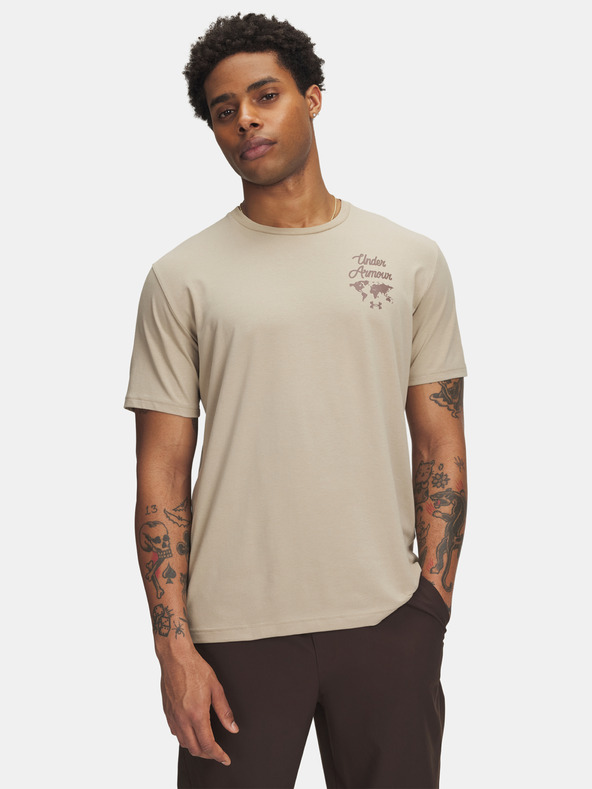 Under Armour Herren T-Shirt Under Armour UA 60/40S SPORTS WM SS-BRN