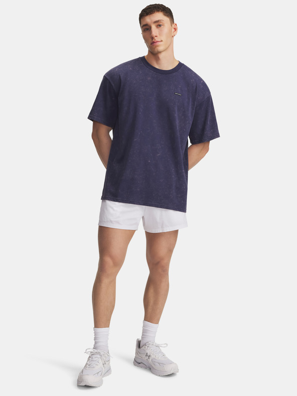 Under Armour Herren T-Shirt Under Armour UA M HW OS LOGO WASH SS-BLU