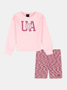 Under Armour Mädchen Set Under Armour UA CREWNECK BIKE SHORT SET