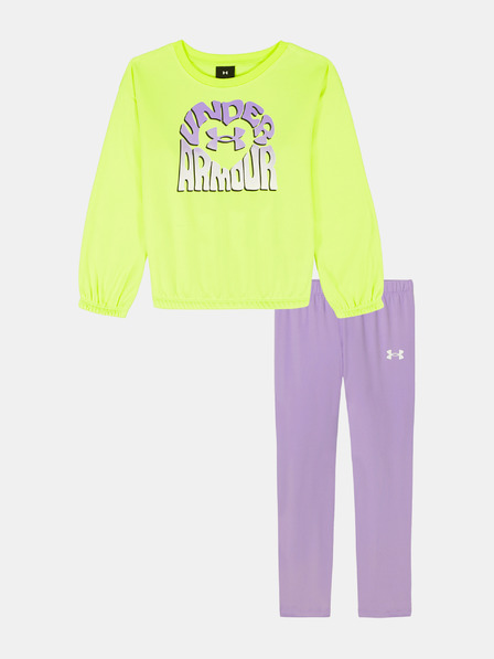 Under Armour Mädchen Set Under Armour UA CREWNECK LEGGING SET