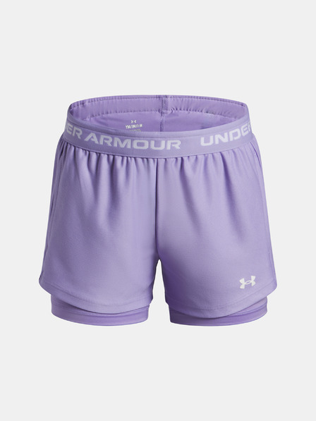 Under Armour Mädchen Shorts Under Armour UA Tech Play Up 2n1 Short-PPL