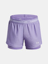 Under Armour Mädchen Shorts Under Armour UA Tech Play Up 2n1 Short-PPL