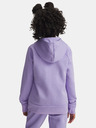 Under Armour Mädchen Sweatjacke Under Armour UA Rival Flc Shimmer Hdy-PPL