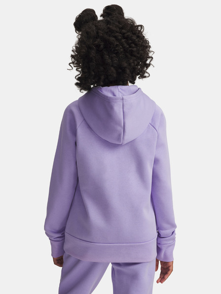 Under Armour Mädchen Sweatjacke Under Armour UA Rival Flc Shimmer Hdy-PPL