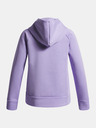 Under Armour Mädchen Sweatjacke Under Armour UA Rival Flc Shimmer Hdy-PPL