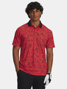 Under Armour Herren-Shirt Under Armour UA Drive Chill Bedrucktes Polo-RED