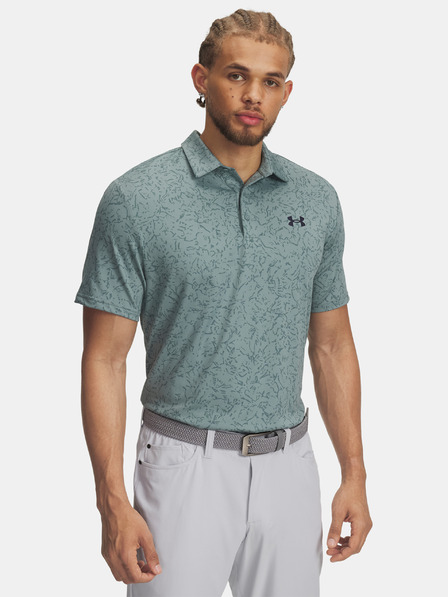 Under Armour Herren-Shirt Under Armour UA Playoff 3.0 Bedrucktes Polo-GRN