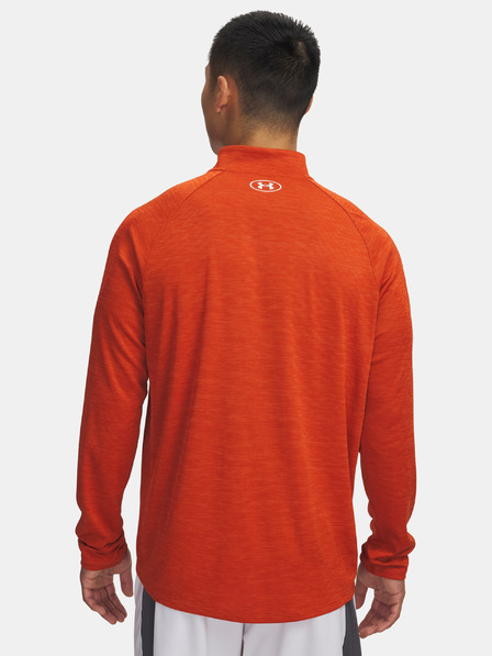 Under Armour Herren-Shirt Under Armour UA Tech Textured 1/2 Reißverschluss-ORG
