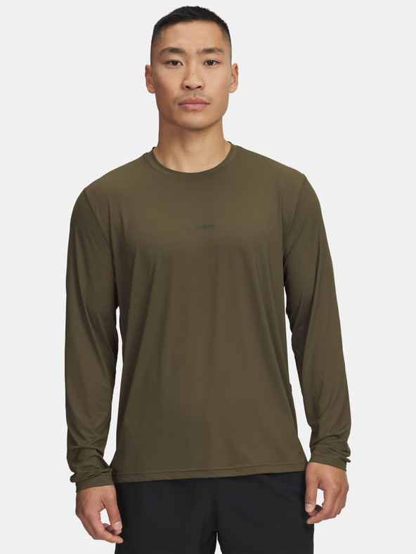 Under Armour Herren T-Shirt Under Armour Pjt Rck Iso Chill LS-GRN