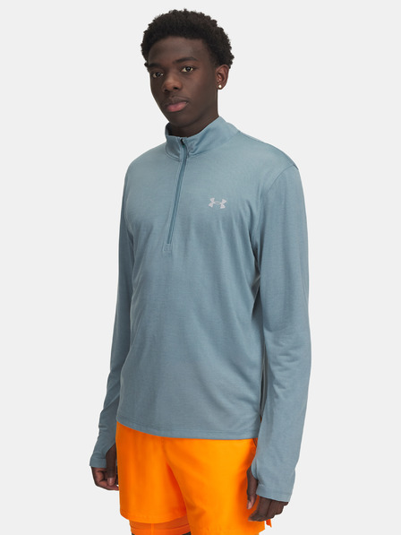 Under Armour Herren-Shirt Under Armour UA LAUNCH 1/4 ZIP-BLU