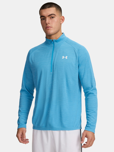 Under Armour Herren-Shirt Under Armour UA Tech Textured 1/2 Zip-BLU