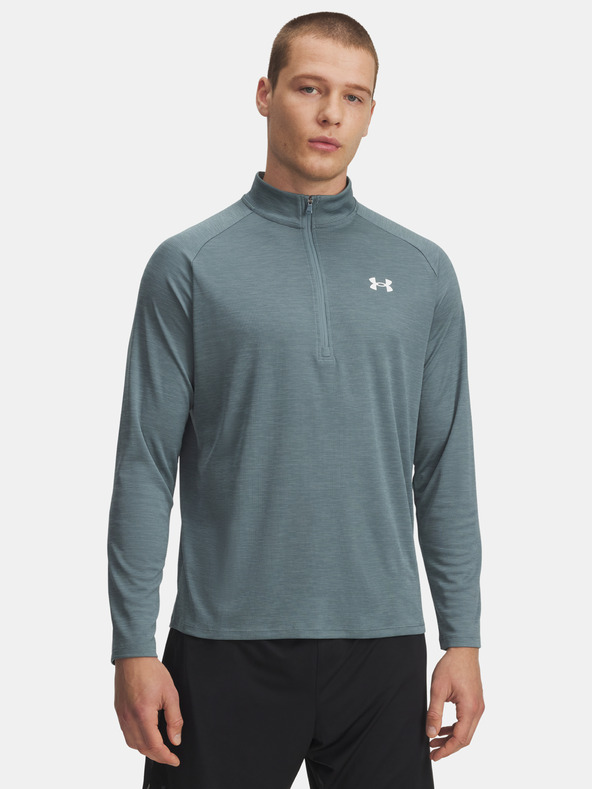 Under Armour Herren-Shirt Under Armour UA Tech Textured 1/2 Zip-BLU