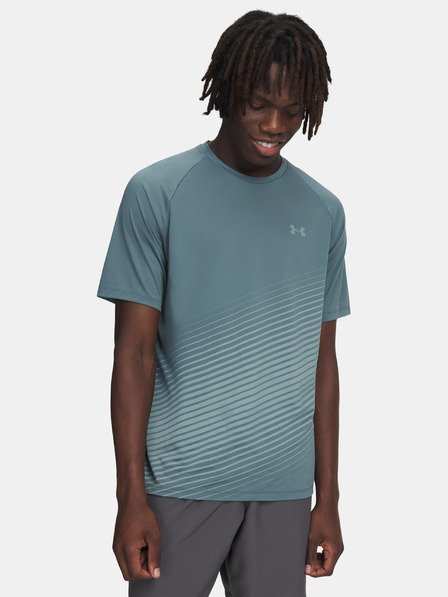 Under Armour Herren T-Shirt Under Armour UA Tech Fade SS-BLU