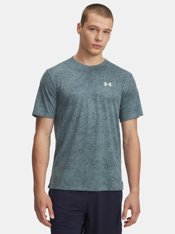 Under Armour Herren T-Shirt Under Armour UA Tech Tee Pixelate-BLU