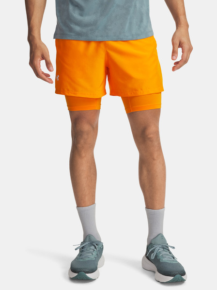 Under Armour Herren Shorts Under Armour UA LAUNCH 5'' 2-IN-1 SHORTS-ORG