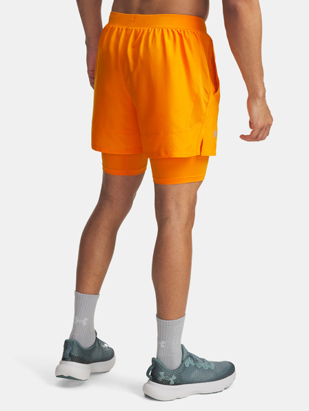 Under Armour Herren Shorts Under Armour UA LAUNCH 5'' 2-IN-1 SHORTS-ORG