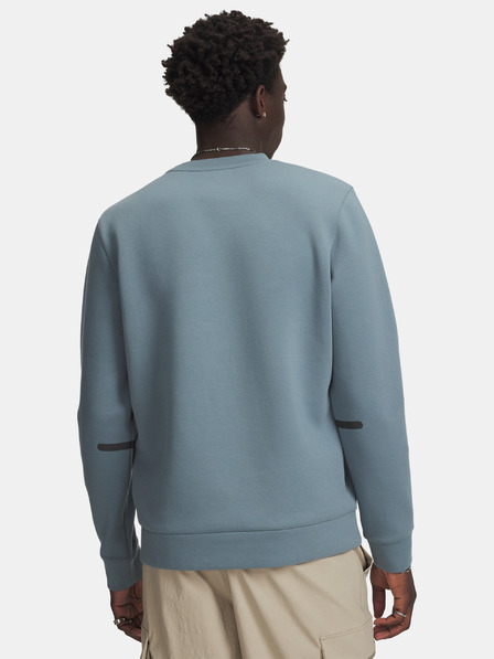 Under Armour Herren Sweatjacke Under Armour UA Unstoppable Flc Crew EU-BLU