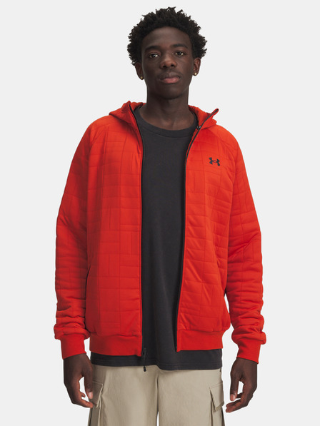 Under Armour Herren Sweatjacke Under Armour UA Unstoppable Flc Txtr FZ-ORG