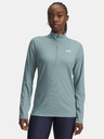 Under Armour Damen T-Shirt Under Armour Tech Rib 1/2 Zip-GRN