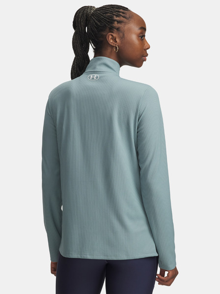 Under Armour Damen T-Shirt Under Armour Tech Rib 1/2 Zip-GRN