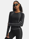 Under Armour Damen T-Shirt Under Armour UA ColdGear Textured Crew-BLK