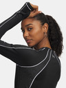 Under Armour Damen T-Shirt Under Armour UA ColdGear Textured Crew-BLK
