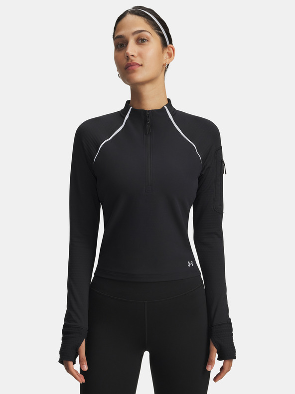 Under Armour Damen T-Shirt Under Armour UA Velociti Pro CW Half Zip-BLK