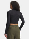 Under Armour Damen T-Shirt Under Armour Meridian Suede Effect LS-BLK