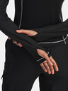 Under Armour Damen T-Shirt Under Armour UA ColdGear Textured 1/2 Zip-BLK