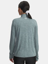 Under Armour Damen-T-Shirt Under Armour Tech 1/2 Zip- Twist-BLAU