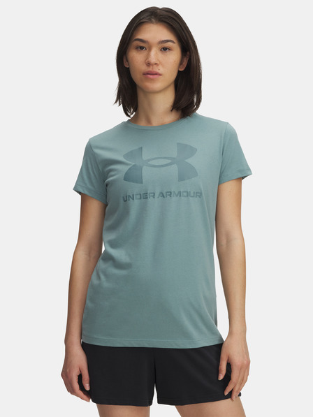 Under Armour Women's T-Shirt Under Armour UA Logo SS-GRN
