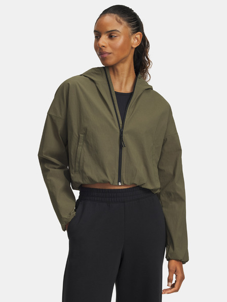 Under Armour Damen Jacke Under Armour Unstoppable Woven Rstop LS-GRN
