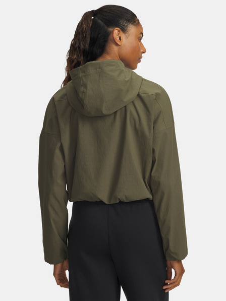 Under Armour Damen Jacke Under Armour Unstoppable Woven Rstop LS-GRN