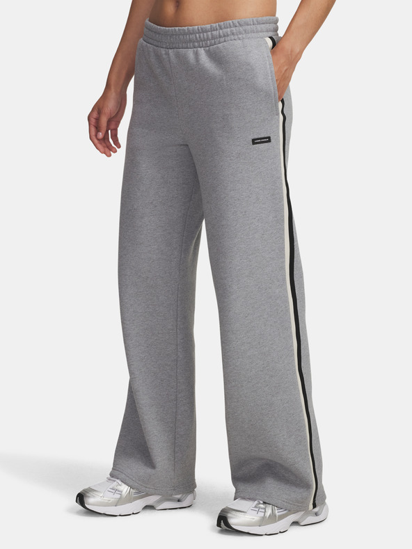 Under Armour Damen Sporthose Under Armour Icon HWT Flc Puddle Pant-GRY