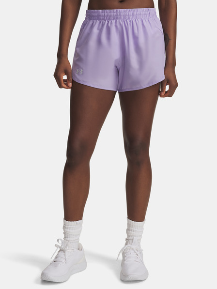 Under Armour Damen-Shorts Under Armour UA Fly By 3'' Shorts-PPL