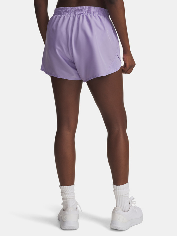 Under Armour Damen-Shorts Under Armour UA Fly By 3'' Shorts-PPL