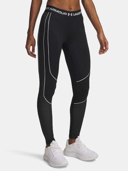 Under Armour Damen Leggings Under Armour UA ColdGear Textured Legging-BLK