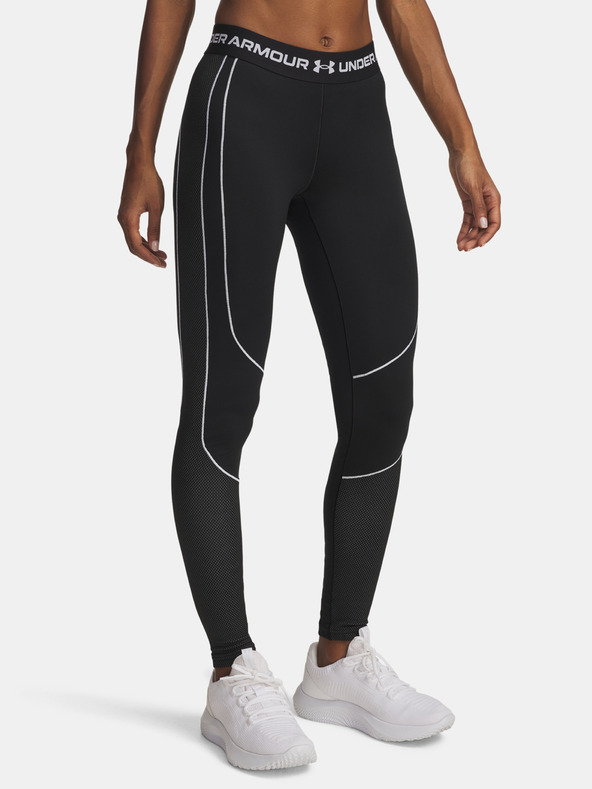 Under Armour Damen Leggings Under Armour UA ColdGear Textured Legging-BLK