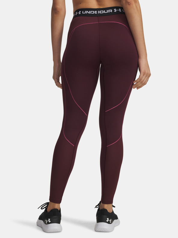 Under Armour Damen Leggings Under Armour UA ColdGear Textured Legging-RED