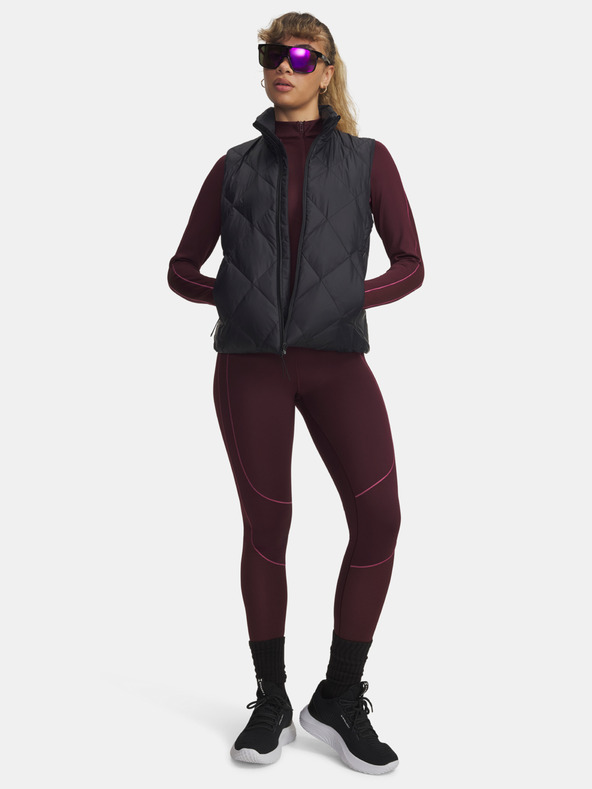 Under Armour Damen Leggings Under Armour UA ColdGear Textured Legging-RED