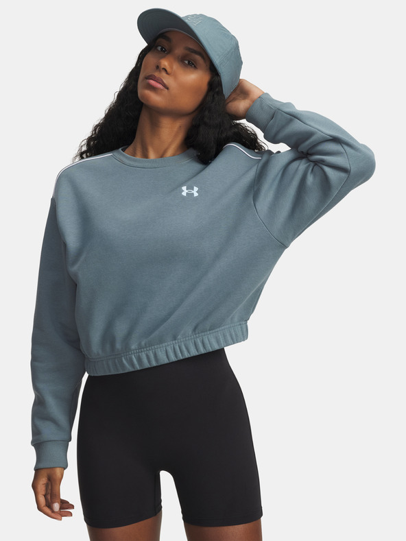 Under Armour Damen Hoodie Under Armour UA Rival Fleece Piped Crew-BLU
