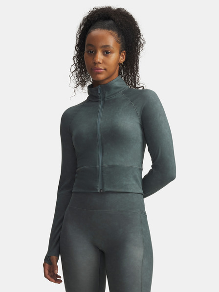 Under Armour Damen Hoodie Under Armour Meridian Suede Effect FZ-BLU