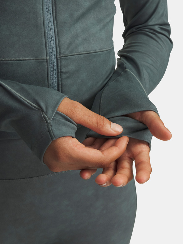 Under Armour Damen Hoodie Under Armour Meridian Suede Effect FZ-BLU