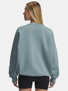 Under Armour Damen Hoodie Under Armour Rival Flc OS Varsity Crew-GRN