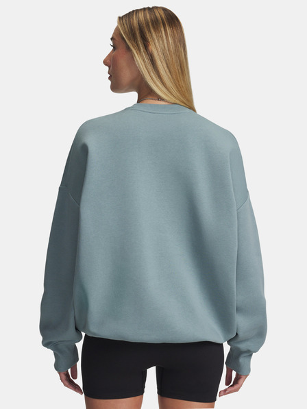 Under Armour Damen Hoodie Under Armour Rival Flc OS Varsity Crew-GRN