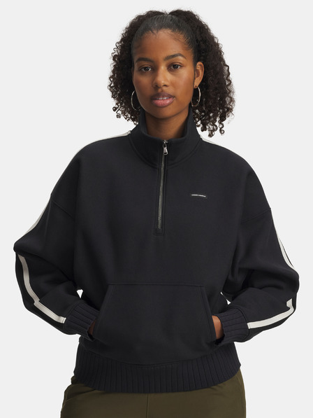 Under Armour Damen Hoodie Under Armour Icon HWT Fleece HZ-BLK