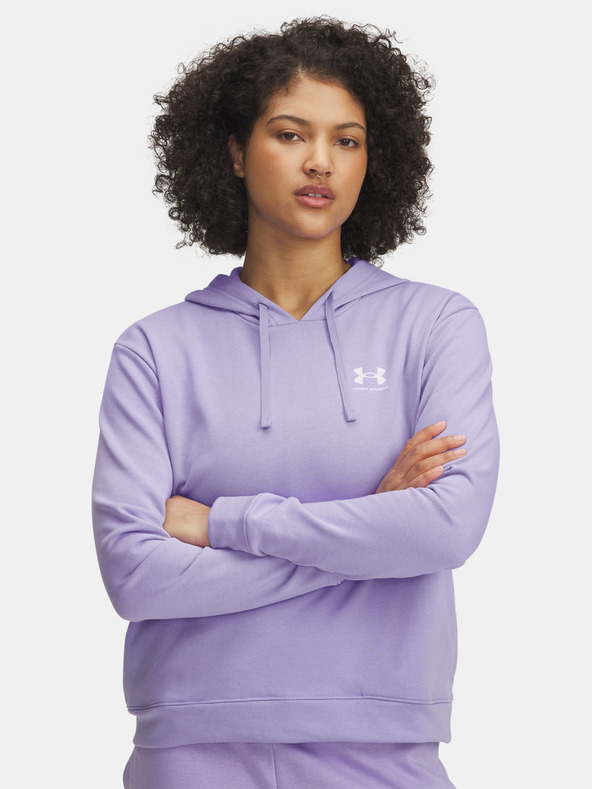 Under Armour Damen Hoodie Under Armour UA Rival Terry Hoodie-PPL