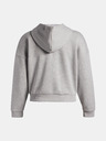 Under Armour Damen Hoodie Under Armour Rival Flc Piped HZ Hoodie-GRY